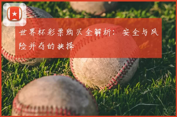 世界杯彩票购买全解析:安全与风险并存的抉择