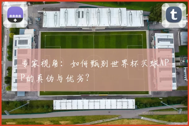 专家视角：如何甄别世界杯买球APP的真伪与优劣？